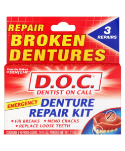 DENTEMP D.O.C. Emergency Denture Repair Kit