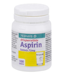 Numark Dispersible Aspirin 75mg Tablets
