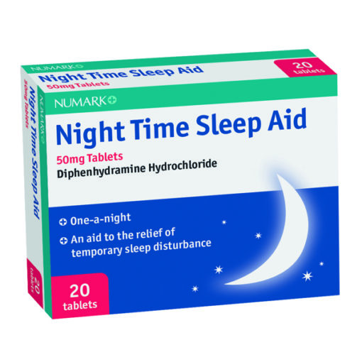 Numark Night Time Sleep Aid 50mg Tablets