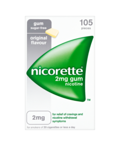 Nicorette 2mg Gum Nicotine 105 Pieces