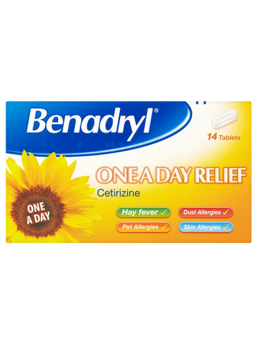 Benadryl One a Day Relief 14 Tablets