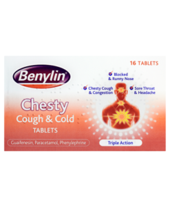 Benylin Chesty Cough & Cold Tablets 16 Tablets