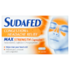Sudafed Congestion & Headache Relief Max Strength Capsules 16 Capsules