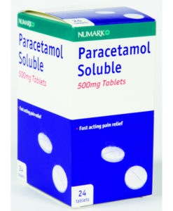 Numark Paracetamol 500mg Soluble Tablets