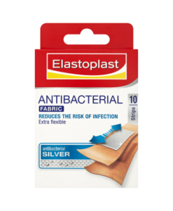Elastoplast Antibacterial Fabric Plasters 10 Strips