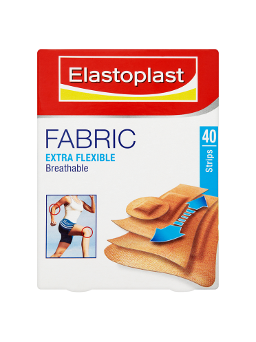 Elastoplast Extra Flexible Fabric Plasters 40 Strips