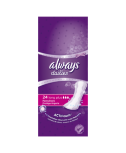 Always Dailies Pantyliners Long Plus 24 Count