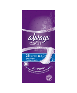 Always Dailies Pantyliners Large 28 Count