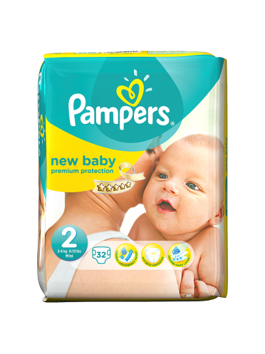 breast Unpretentious Awesome Pampers New Baby Size 2 (Mini) Carry Pack 32 Nappies • Doorstep Pharmacy
