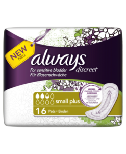 Always Discreet Incontinence Pads Small Plus x 16