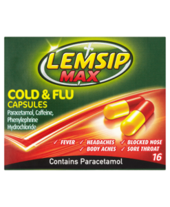 Lemsip Max Cold & Flu Capsules 16 Capsules
