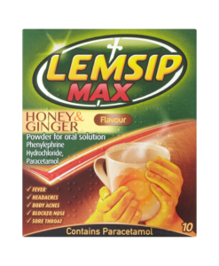 Lemsip Max Honey & Ginger Flavour 10 Sachets