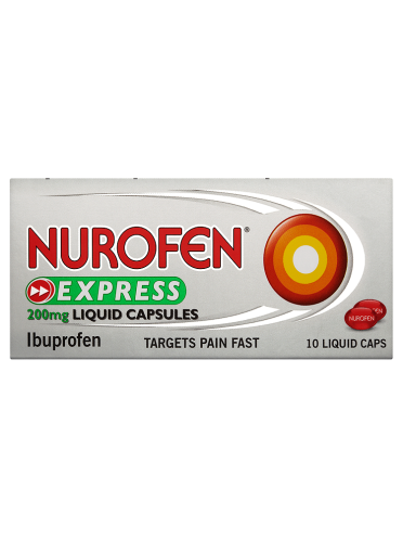 Nurofen Express 200mg Liquid Capsules 10 Liquid Caps