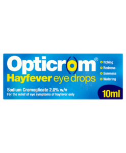 Opticrom Hayfever Eye Drops 10ml