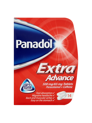 Panadol Extra Advance 500mg/65mg Tablets 14 Tablets