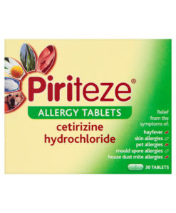Piriteze Allergy Tablets 30 Tablets