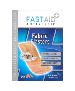 Fast Aid Antiseptic Fabric Plasters x24
