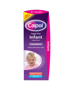 Calpol Sugar Free Infant Suspension Strawberry Flavour 2+ Months 200ml