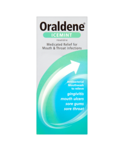 Oraldene Icemint Medicated Relief for Mouth & Throat Infections 200ml