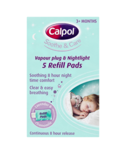 Calpol Soothe & Care Vapour Plug & Nightlight 5 Refill Pads