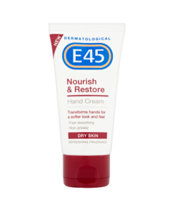 E45 Dermatological Nourish & Restore Hand Cream Dry Skin 50ml
