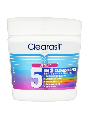 Clearasil Ultra 5 in 1 Cleansing Pads 65 Pads