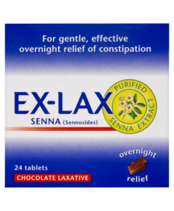 Ex-Lax Senna (Sennosides) Chocolate Laxative 24 Tablets