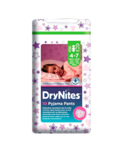 DryNites Pyjama Pants 4-7 years Girl (10 Pants)