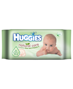 Huggies Natural Care Wipes x 64