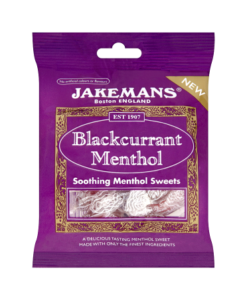 Jakemans Blackcurrant Menthol Soothing Sweets 100g