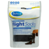 Scholl Flight Socks Black 1 Pair Shoe Sizes 9 1/2-12