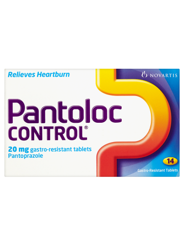 Pantoloc Control 20mg Gastro-Resistant Tablets 14 Tablets