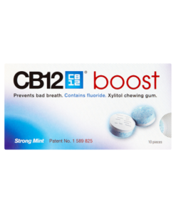 CB12 Boost Sugar Free Chewing Gum Strong Mint 10 Pieces 20g
