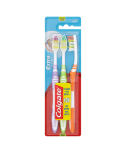 Colgate Extra Clean Toothbrushes Triple Pack