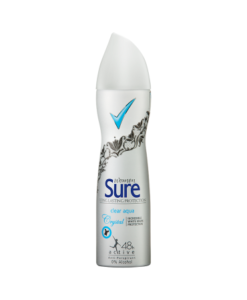 Sure Women Crystal Clear Aqua Aerosol Anti-Perspirant Deodorant 150ml