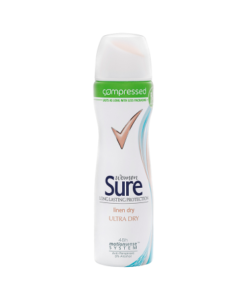 Sure Women Linen Dry Aerosol Anti-Perspirant Deodorant Compressed 75ml