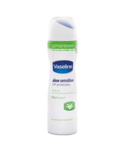 Vaseline Aloe Sensitive Aerosol Anti-Perspirant Deodorant Compressed 75ml