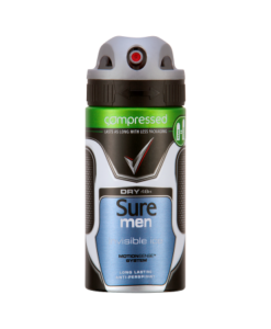 Sure Men Invisible Ice Aerosol Anti-Perspirant Deodorant Compressed 75ml