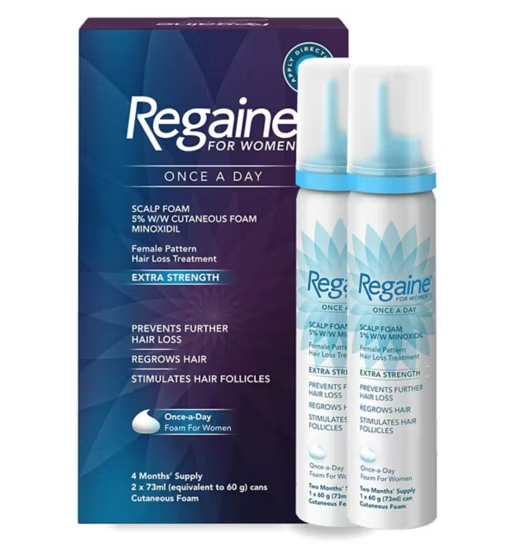 Regaine For Women Once a day Scalp Foam 73ml x 2